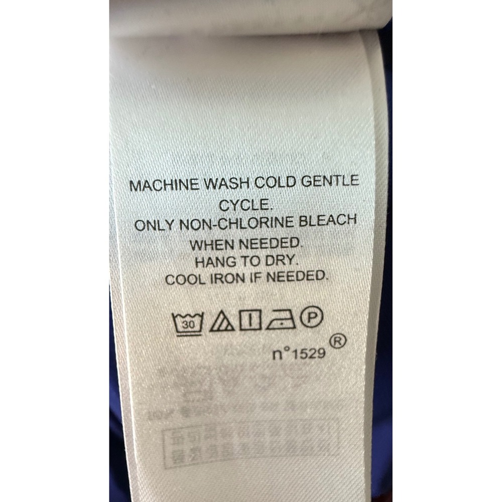 Lauren Ralph Lauren Blue Faux Wrap Dress Jersey Sheath Size 16 NWT - Picture 9 of 9